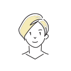 40代女性をイメージしたイラスト